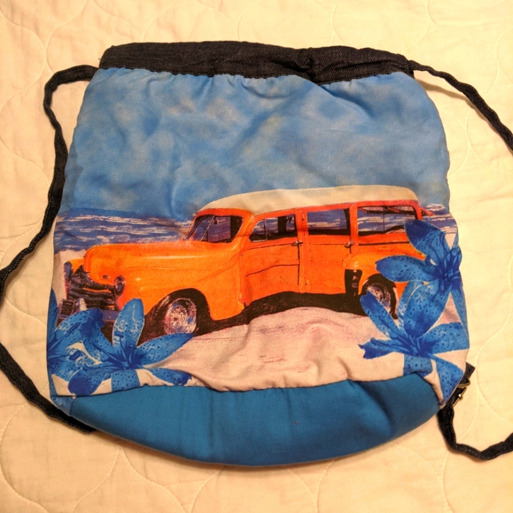 Woody drawstring backpack